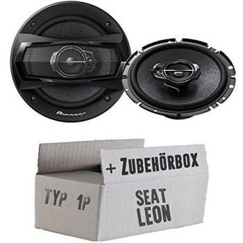 Seat Leon 2 1P - Pioneer TS-A1733i 17cm 3-Wege Lautsprecher - Einbauset