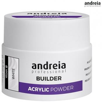 Esmalte Acrílico Professional Builder Acrylic Powder Polvos Andreia Professional Builder Blanco 35 g