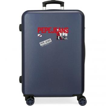 Maleta Mediana Pepe Jeans Dikran rígida 65cm azul marino