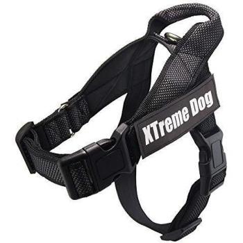 Arquivet Arnés Perro Xtreme Classic Dog - Negro - Talla: XL/67-96 cm - Arnés Ajustable y ergonómico para Perros - Petral Ajustable para Perros - Accesorios para Paseo
