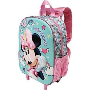 Karactermania Minnie Mouse Unicornio - Mochila 3D con Ruedas