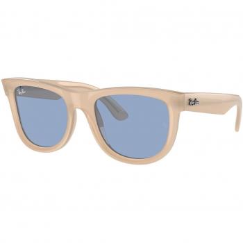 Ray-Ban Wayfarer Reverse RBR 0502S Sunglasses, Color: 678072, Unisex, Size: 50, Style: Squadrata Beige