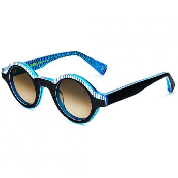Etnia Barcelona The Einstein Sun BKBL Men's Black Sunglasses 44mm