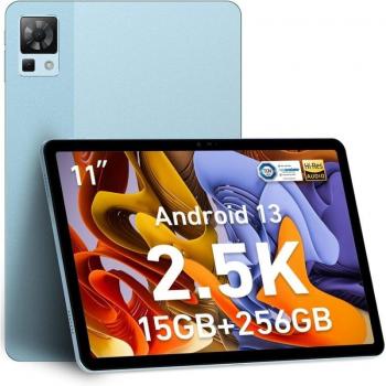Doogee T30 Pro 2023 Tablet 11 4G, 15GB RAM, 256GB ROM (expandible hasta 2TB), pantalla IPS Full HD de 2.5K (1600×2560
