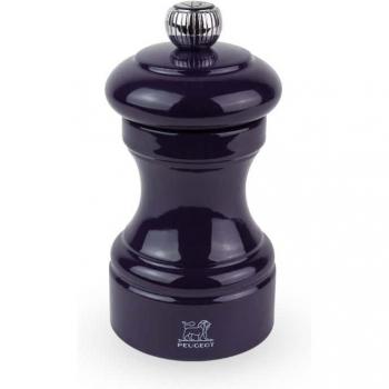 Molinillo de Pimienta Peugeot Bistro 10 cm en Madera Laqueada Color Aubergine