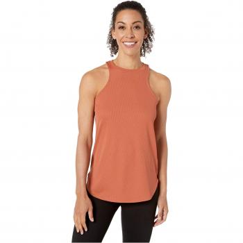 Nike W Nk Dry Studio Tank Camiseta, Mujer, Dusty Peach/Black, S