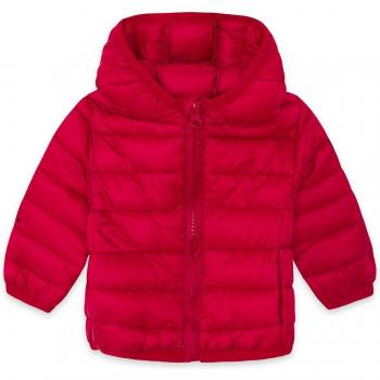 CANADA HOUSE Chaqueta Bebé Niño Roja con Capucha y Cremallera Frontal
