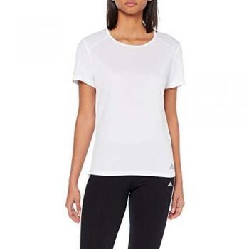 adidas CG2018 Camiseta, Mujer, Blanco