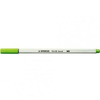 Rotulador Punta Pincel STABILO Pen 68 Brush - Verde Claro 568/33