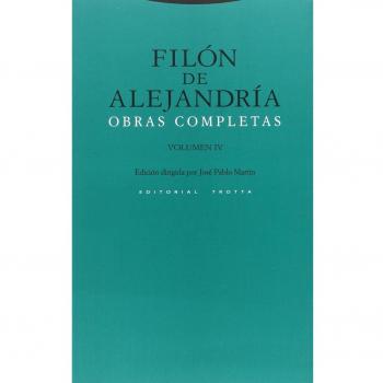Filon De Alejandria Vol.Iv Obras Completas