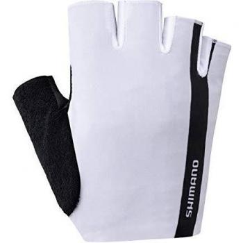 SHIMANO Guantes Cortos Value Blanco T-M, Unisex Adulto