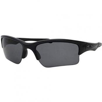 Oakley Quarter Jacket Sunglasses, Black, Male, Size: 61 MM