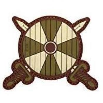 Copytec Parche táctico 3D de goma vikingo, 7 x 9 cm, #26950