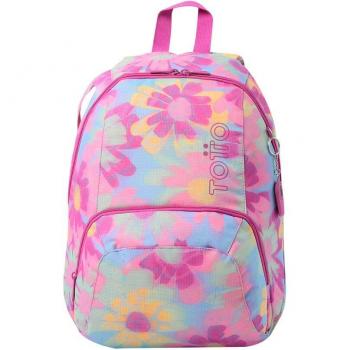 Mochila juvenil rosa Shera - Totto