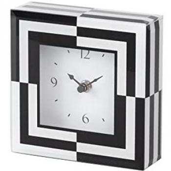 Reloj Decorativo de Cristal con Impresión Foil 15x5x15 cm