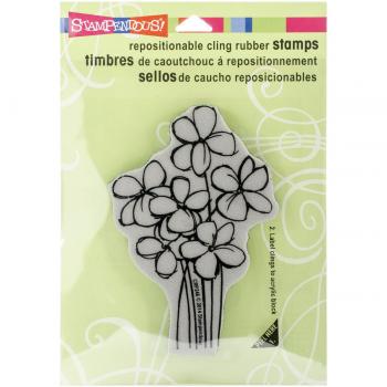 Stampendous si aggrappano timbro 3,5 X 4 foglio-Blossom mazzo