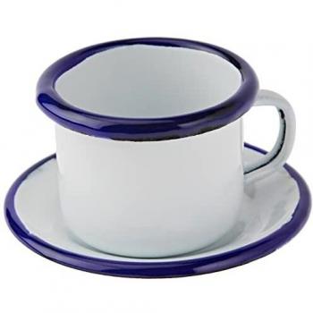 IBILI - Taza+PLATILLO BlancooA 5 CM