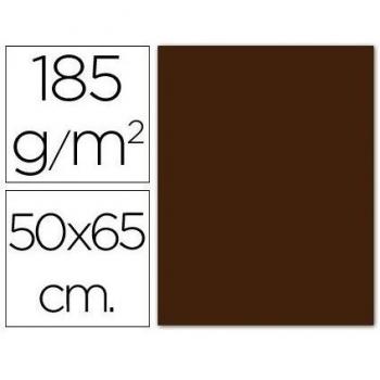 PACK 25 CARTULINAS IRIS 50X65 185G. CHOCOLATE