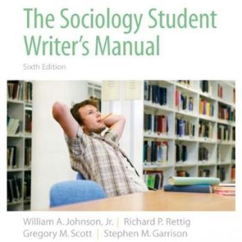 The Sociology Student Writer's Manual
