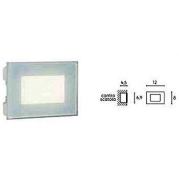 Foco Empotrado LED 3W Luz Cálida 4000K para Exterior IP65 en Aluminio Blanco