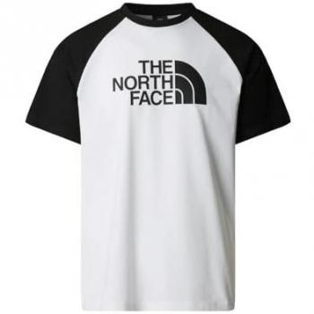 Camiseta de Hombre The North Face Raglan Easy S/S Blanco XL