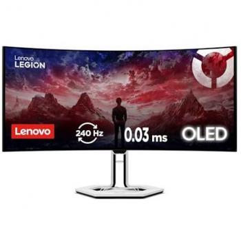 Monitor Curvo Gaming Lenovo Legion Pro 34WD-10 34 WQHD OLED (240 Hz, 0.03 ms MPRT, HDMI 2.1, DP 1.4, AMD FreeSync Premium Pro)