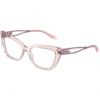 Dolce & Gabbana DG3375B 3148 Women’s Eyeglasses Pink Size 55 (Frame Only) - Blue Light Block Available