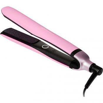 Plancha de pelo GHD Platinum+ Rosa con tecnología Ultra-zone, calentamiento rápido en 20 segundos, placas flotantes de cerámica, control de temperatura inteligente, diseño elegante y ligero