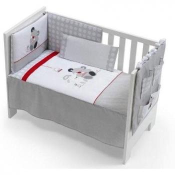 Interbaby Amigos - Coordinado 3 piezas en bolsa, color gris