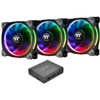 Lot de 3 Ventilateurs de boitier Thermaltake Riing Plus RGB TT Premium Edition 120*120