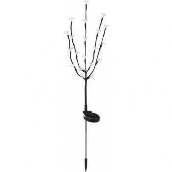 Lámpara LED con estaca y forma de árbol en flor 20 bombillas