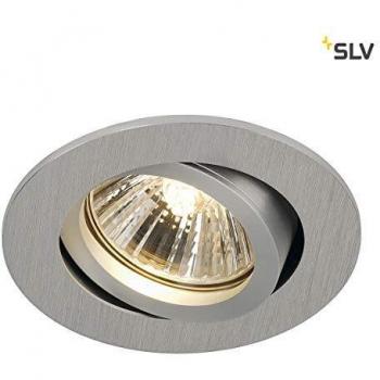 Foco empotrable redondo New Tria GU10 8,2 cm metal gris aluminio