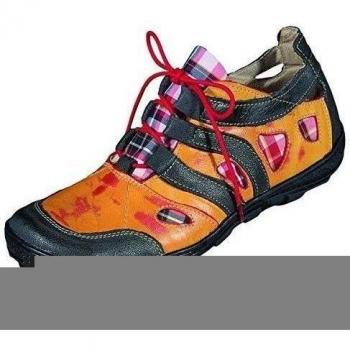 Miccos - Mocasines para mujer - Schwarz/Gelb 37