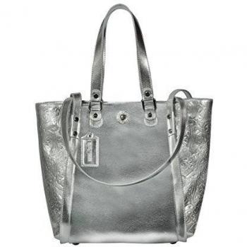 SILVIO TOSSI - Bolso al hombro de Otra Piel para mujer Plateado Metallic-Silber