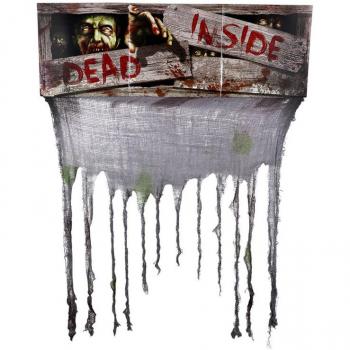 Cortina Zombie de 127X58 cm.