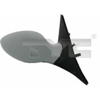 Espejo retrovisor TYC 301-0023 con diseño específico para vehículos, ajuste manual, vidrio templado, carcasa de plástico resistente y compatibilidad con modelos seleccionados