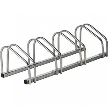 Soporte de Suelo para Cuatro Bicicletas con Capacidad para Cuatro Plazas
