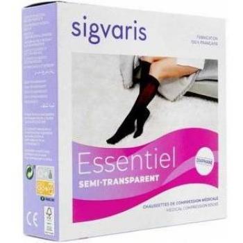 Sigvaris Essentiel Media Corta Punta Abierta Dune LN 1 Par