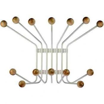 Maze Large White Coat Hooks