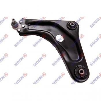 Control arm SIDEM 53050 - Barra oscilante de suspensión de ruedas, fabricada en acero, diseño optimizado para mayor durabilidad y rendimiento, incluye bujes de alta calidad para reducción de vibraciones, compatible con vehículos específicos según la