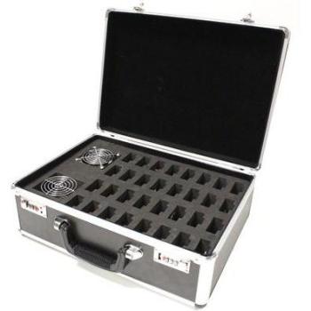 Cargador Portátil Maleta para 32 Audioguías Inalámbricas BeMatik