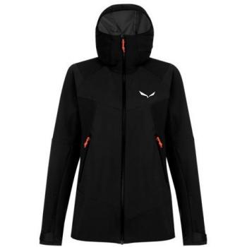 Chaqueta con capucha Salewa Sella Durastretch negro mujer - L
