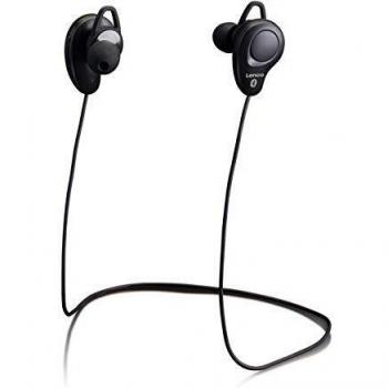 Auriculares In-Ear Bluetooth Lenco EPB-015 - Inalámbricos, con Micrófono, 4 horas de autonomía, 110mAh, ligeros (12.6 g), color negro