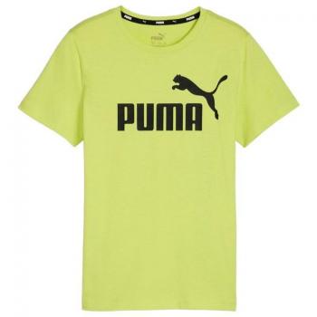Camiseta Puma Essentials Amarillo Infantil