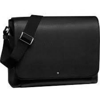 Montblanc - Bolso al hombro de Piel para hombre negro negro