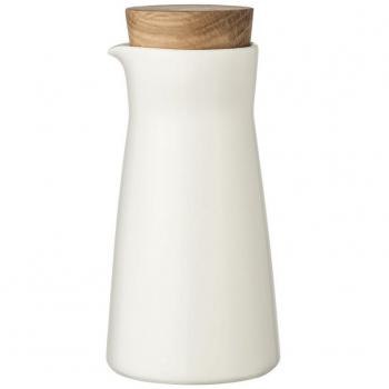 Iittala 018496 Teema - Jarra de leche con corcho, color blanco