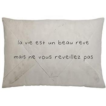 NATURALS - Funda Cojín Vacío Estampada - 100% Algodón Extra Suave - 50X30 cm - Fabricado en España - Modelos Diseños Únicos