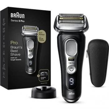 Afeitadora Eléctrica Braun Series 9 Pro 9410s para Hombre con Tondeuse, Autonomía de 60 Minutos, Cabezal 4+1