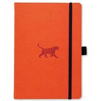 Dingbats Wildlife A5+ Cuaderno Notebook - PU-Cuero, Papel 100gsm Crema MicroPerforado, Bolsillo Interior, Cierre Elástico, Titular de la Pluma, Marcador