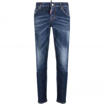 Dsquared2 Cool Girl Jeans in Denim | Size 44 | S75LB0885S30789470, Blue Stonewashed Skinny Jeans, Slim-fit Jeans, female, Blue, Size: M